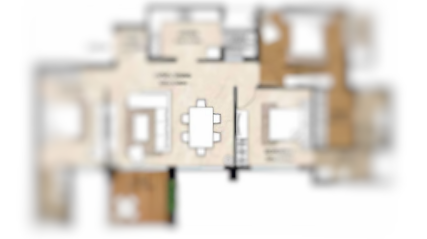 Oberoi Realty Tardeo 3BHK Plan