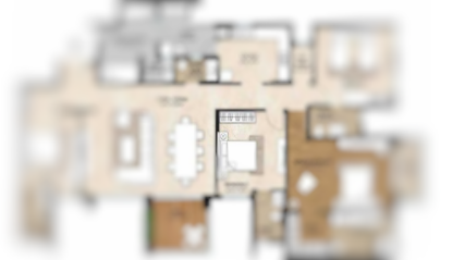 Oberoi Realty Tardeo 4BHK Plan